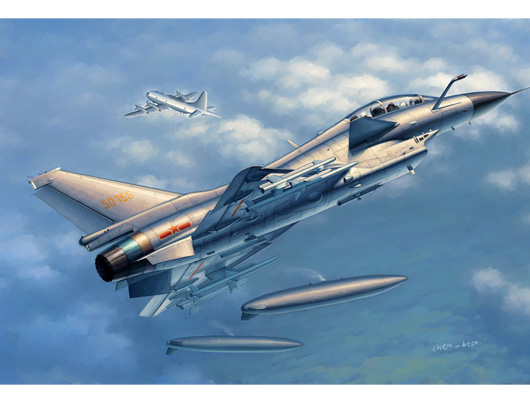 TR02842 Trumpeter 1/48 PLAAF J-10S Vigorous Dragon