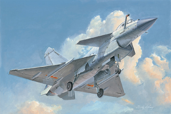 TR02848 Trumpeter 1/48 PLAAF J-10B Vigorous Dragon