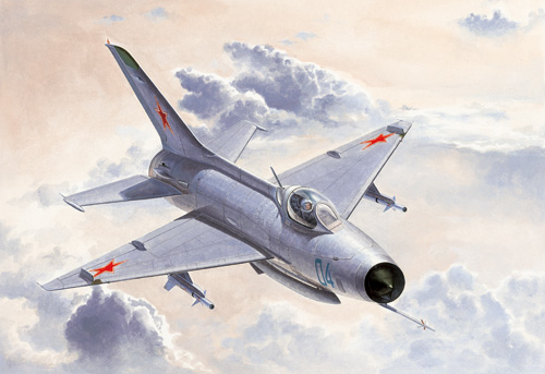 TR02858 Trumpeter 1/48 MiG-21 F-13/J-7 Fighter