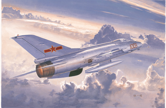 TR02860 Trumpeter 1/48 J-7B Fighter Trumpeter