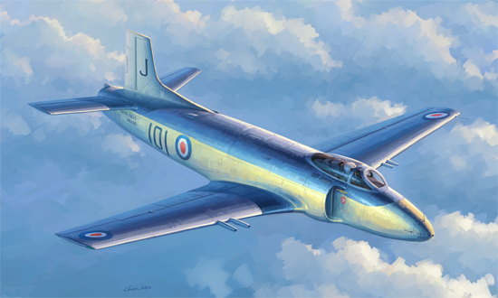 TR02866 Trumpeter 1/48 Supermarine Attacker F.1 Fighter Trumpeter