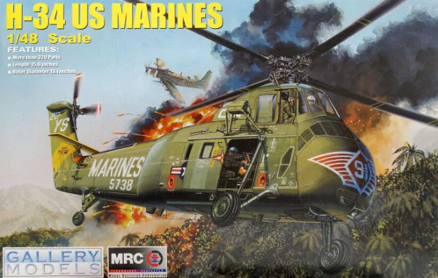 TR02881 Trumpeter 1/48 H-34 US MARINES - Re-Edition Plastic Model Kit [02881] Trumpeter