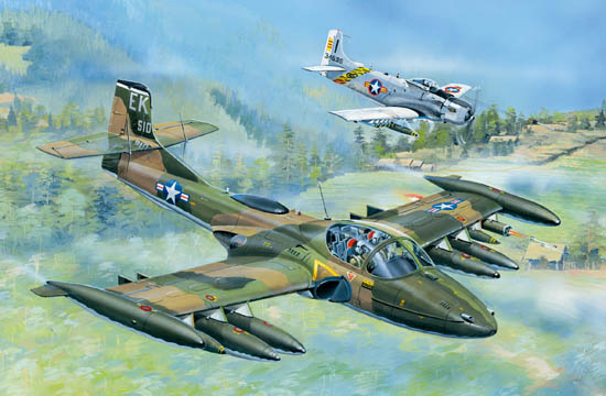 TR02888 Trumpeter 1/48 US A-37A Dragonfly Light Ground-Attack Aircraft