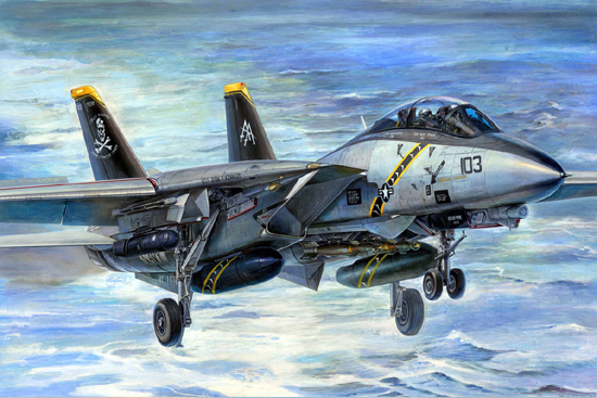 TR03202 Trumpeter 1/32 F-14B Tomcat Plastic Model Kit [03202] Trumpeter