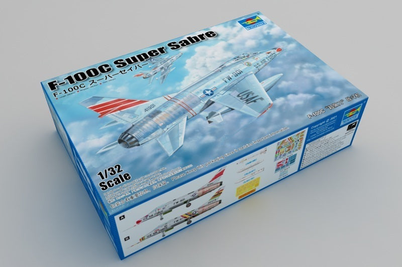 TR03221 Trumpeter 1/32 F-100C Super Sabre Plastic Model Kit Trumpeter