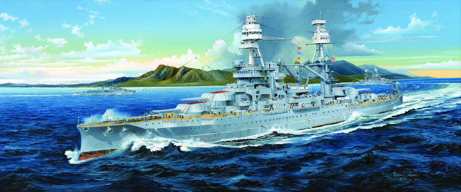 TR03701 Trumpeter 1/200 USS Arizona BB-39 1941 Plastic Model Kit [03701] Trumpeter