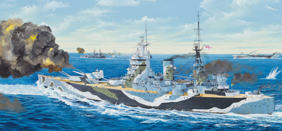 TR03708 Trumpeter 1/200 HMS Nelson 1944 Plastic Model Kit [03708]