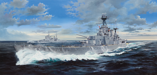 TR03710 Trumpeter 1/200 HMS Hood Plastic Model Kit [03710] Trumpeter