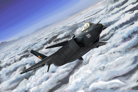 TR03923 Trumpeter 1/144 Chinese J-20 Mighty Dragon Trumpeter