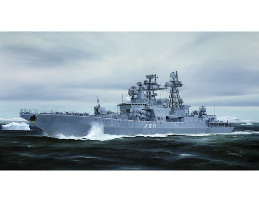 TR04531 Trumpeter 1/350 Russian Udaloy II class destroyer Admiral Chabanenko Plastic Model Kit [04531]