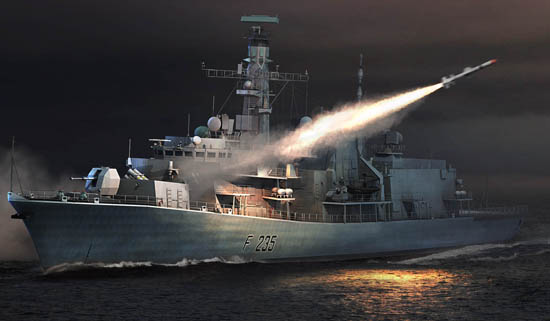 TR04547 Trumpeter 1/350 HMS TYPE 23 Frigate  Monmouth(F235) Trumpeter