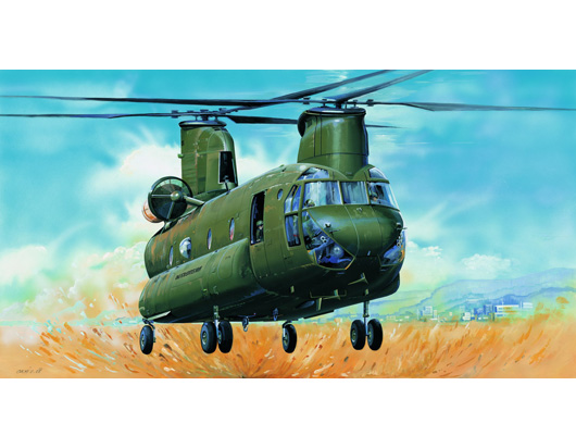TR05105 Trumpeter 1/35 Helicopter - CH-47D CHINOOK Plastic Model Kit [05105] Trumpeter
