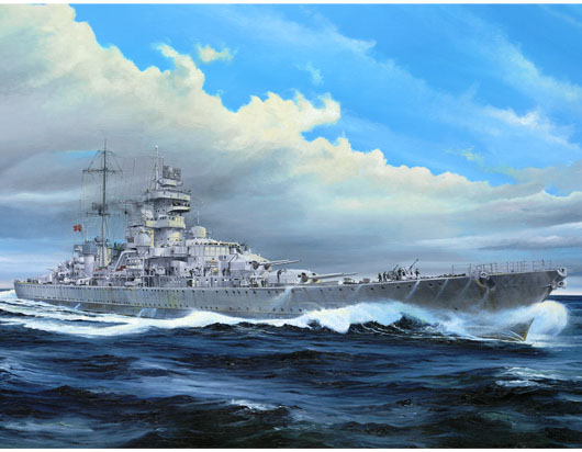 TR05313 Trumpeter 1/350 German cruiser Prinz Eugen 1945