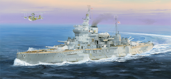 TR05325 Trumpeter 1/350 Battleship HMS Warspite Plastic Model Kit [05325]