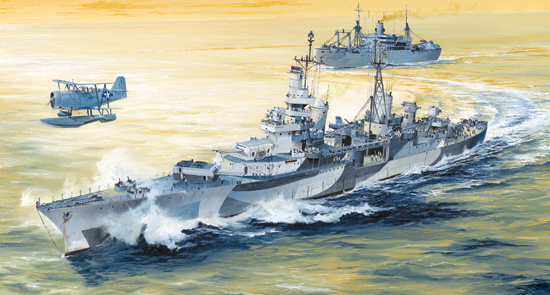 TR05327 Trumpeter 1/350 USS Indianapolis CA-35 1944 Trumpeter