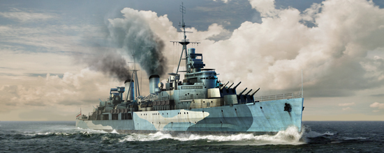 TR05334 Trumpeter 1/350 HMS Belfast 1942