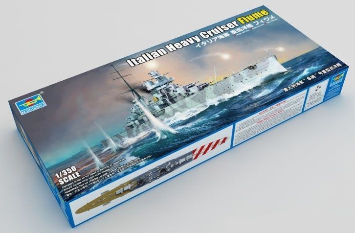 TR05348 Trumpeter 1/350 Italian Heavy Cruiser Fiume Plastic Model Kit Trumpeter