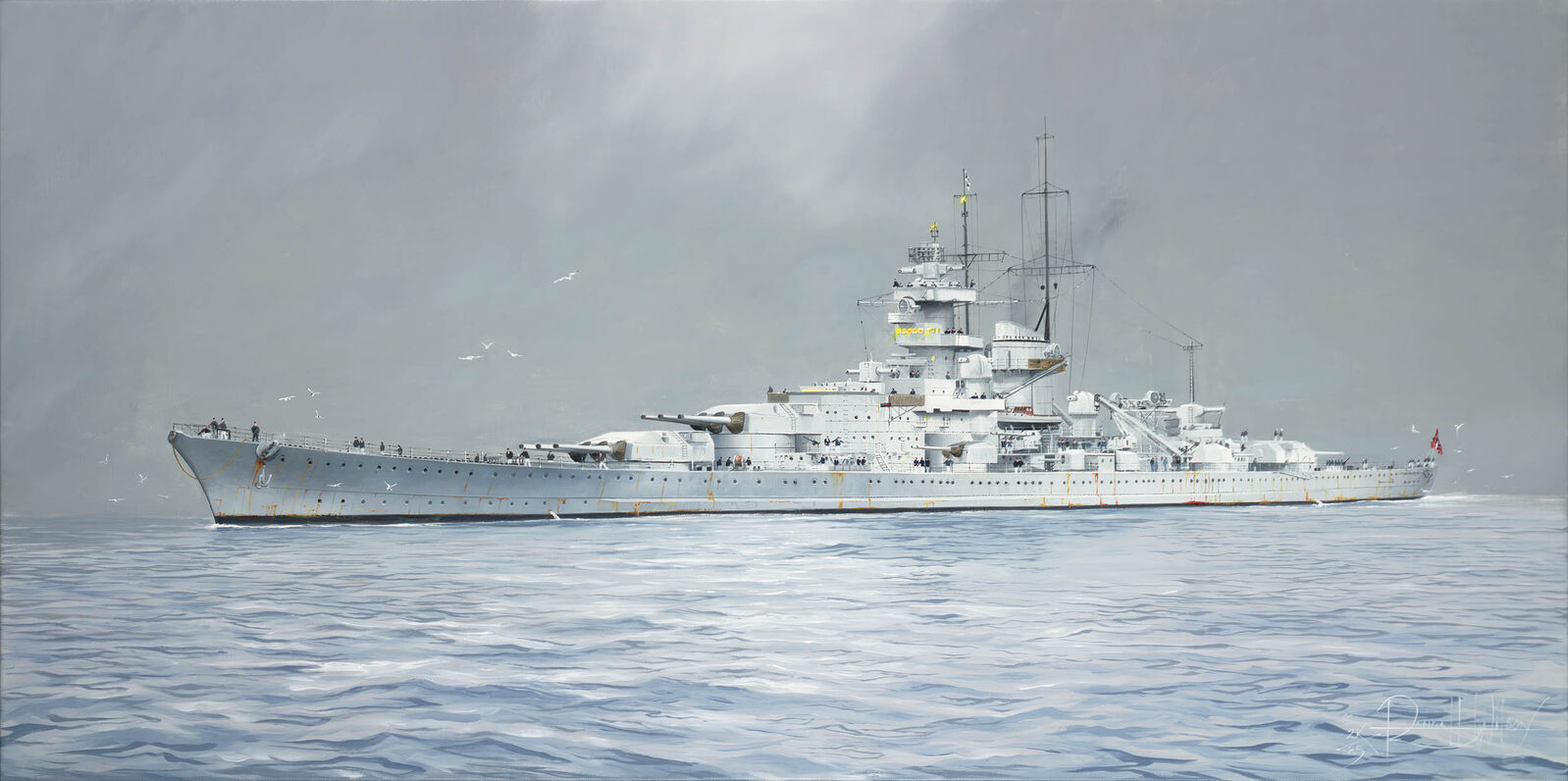 Trumpeter 1/350 German Gneisenau Battleship Plastic Model Kit TR05360