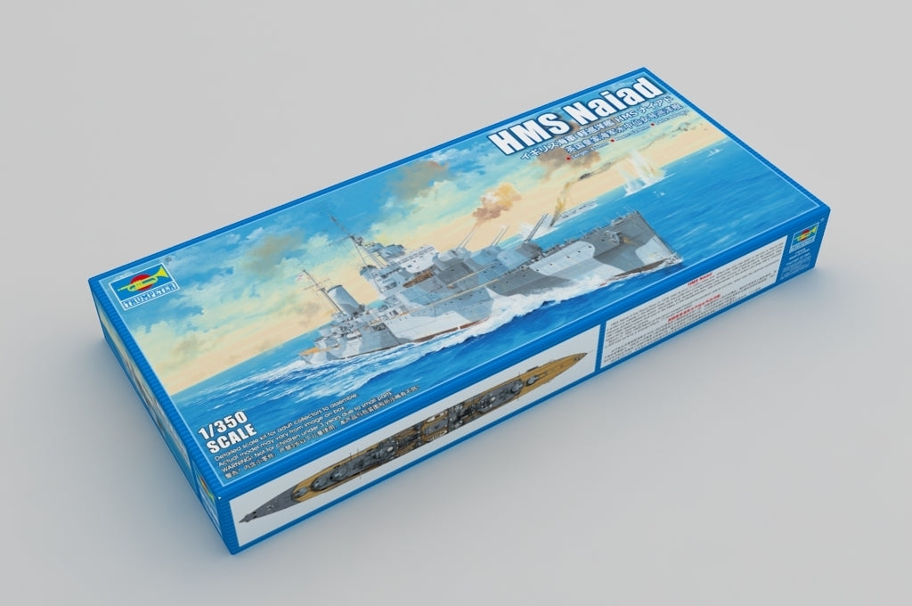 Trumpeter 1/350 H.M.S. Naiad Dido-class Light Cruiser Plastic Model Kit [05366] TR05366