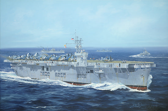 TR05369 Trumpeter 1/350 USS CVE-26 Sangamon Plastic Model Kit [05369] Trumpeter