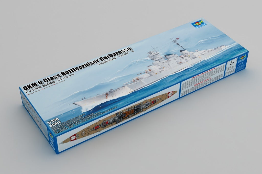 TR05370 Trumpeter 1/350 DKM O Class Battlecruiser Barbarossa Plastic Model Kit [05370] Trumpeter