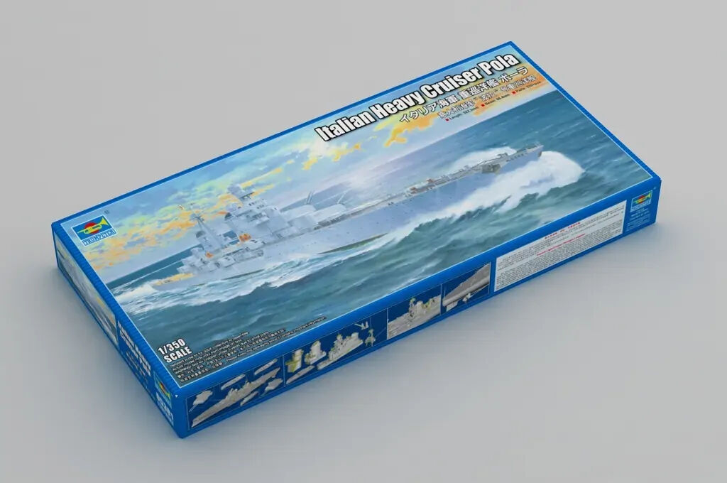 Trumpeter 1/350 Italian Heavy Cruiser Pola Plastic Model Kit TR05381