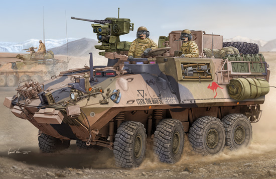 TR05535 Trumpeter 1/35 ASLAV-PC PHASE 3 Plastic Model Kit [05535]* Aus Decals Trumpeter