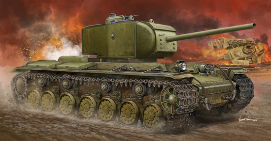 TR05553 Trumpeter 1/35 KV-220 Russian Tiger Super Heavy Tank Trumpeter