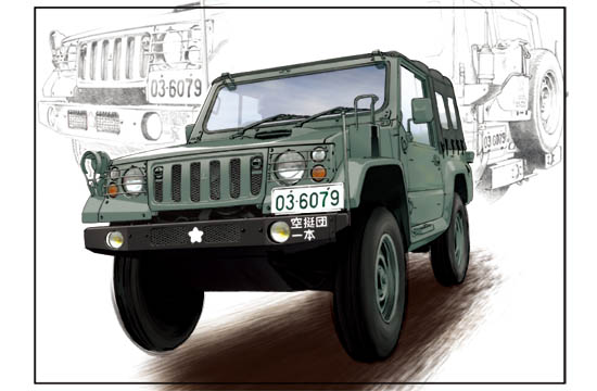 TR05572 Trumpeter 1/35 JGSDF type 73 Light Truck (Revision light) Trumpeter