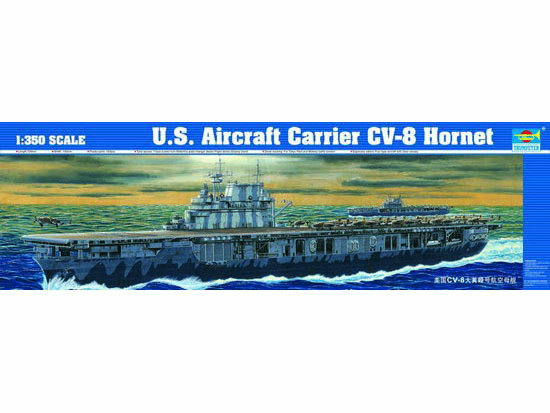 TR05601 Trumpeter 1/350 U.S. CV-8 Hornet Plastic Model Kit [05601]