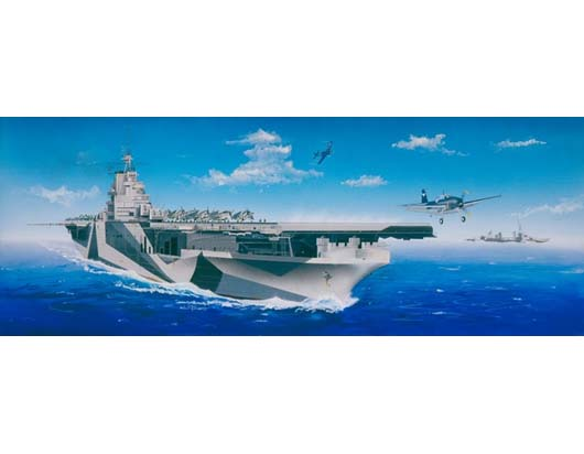 TR05609 Trumpeter 1/350 U.S. CV-14 Ticonderoga Plastic Model Kit [05609] Trumpeter