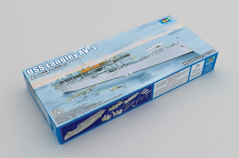 TR05632 Trumpeter 1/350 USS Langley AV-3 Plastic Model Kit [05632] Trumpeter