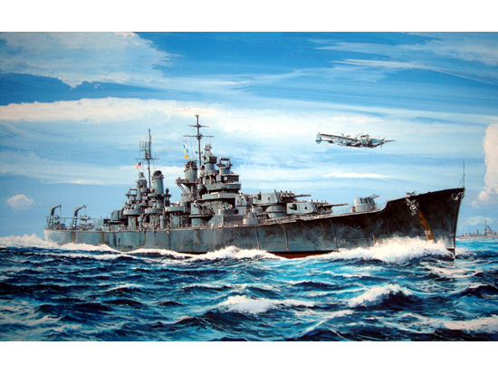 TR05724 Trumpeter 1/700 USS BALTIMORE CA-68 1943