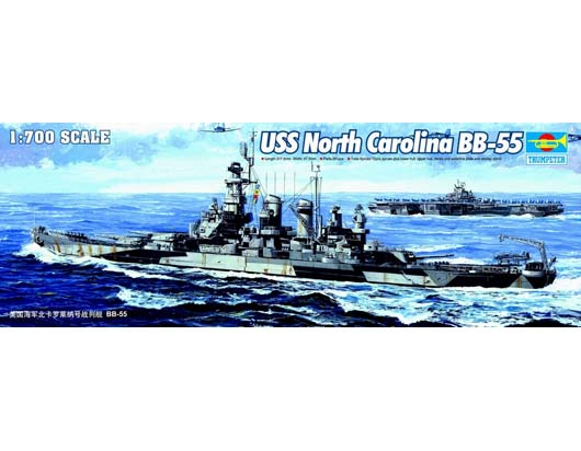 TR05734 Trumpeter 1/700 USS North Carolina BB-55