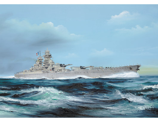 TR05751 Trumpeter 1/700 French battleship Richelieu (1946) Trumpeter