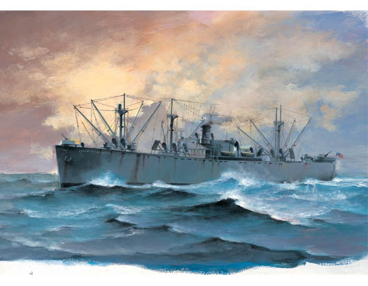 TR05755 Trumpeter 1/700 SS Jeremiah OBrien Liberty Ship