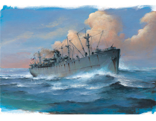 TR05756 Trumpeter 1/700 SS John W. Brown Liberty Ship