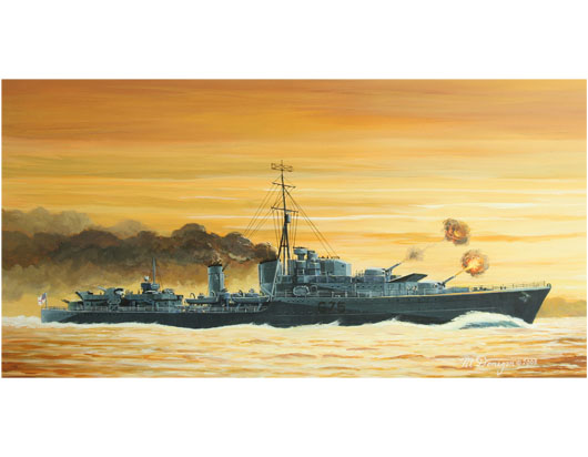 TR05757 Trumpeter 1/700 Tribal-class destroyer HMS Eskimo (F75)1941