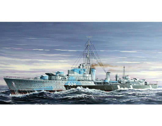 TR05759 Trumpeter 1/700 Tribal-class destroyer HMCS Huron (G24)1944