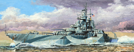 TR05772 Trumpeter 1/700 USS West Virginia BB-48 1945 Trumpeter