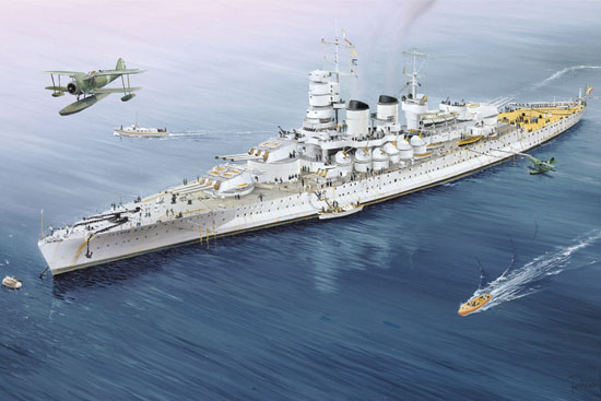 TR05779 Trumpeter 1/700 Italian Navy Battleship RN Vittorio Veneto 1940 Trumpeter