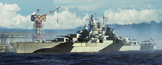 TR05782 Trumpeter 1/700 USS Tennessee BB-43 1944 Trumpeter