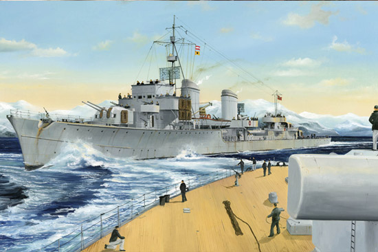 TR05787 Trumpeter 1/700 German Zerstorser Z-25, 1944 Trumpeter