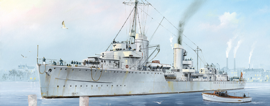 TR05793 Trumpeter 1/700 German Zerstorser Z-7, 1942 Trumpeter