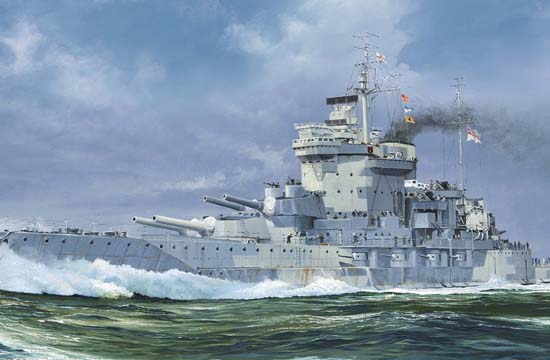 TR05795 Trumpeter 1/700 HMS Warspite 1942