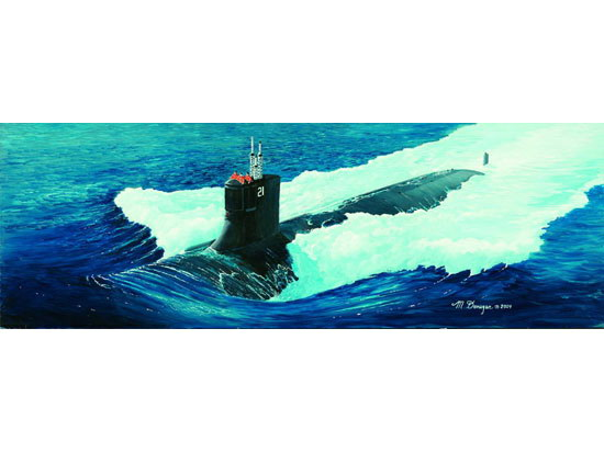 TR05904 Trumpeter 1/144 Submarine - USS SSN-21 Sea wolf Plastic Model Kit [05904] Trumpeter