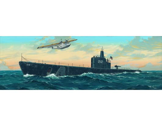 TR05905 Trumpeter 1/144 Submarine - USS GATO SS-212 1941 Plastic Model Kit [05905] Trumpeter