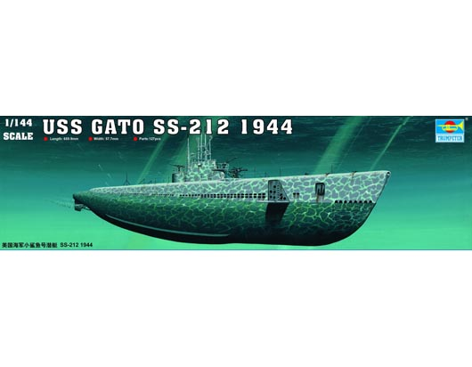 TR05906 Trumpeter 1/144 Submarine - USS GATO SS-212 1944 Trumpeter
