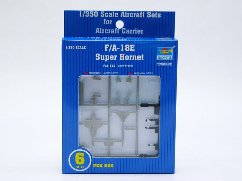 TR06221 Trumpeter 1/350 F/A-18E Super Hornet (6pcs./box) Trumpeter