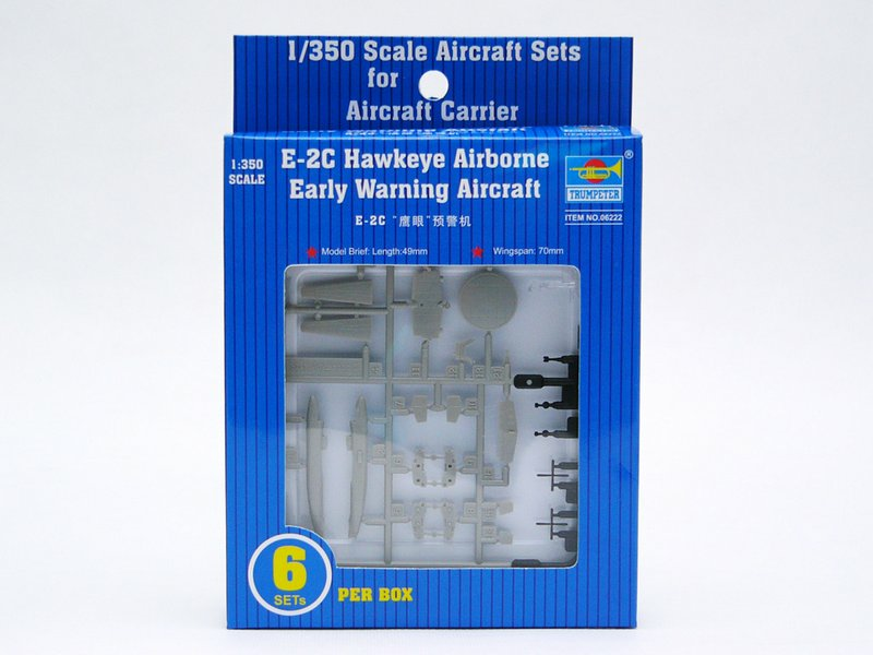 TR06222 Trumpeter 1/350 E-2C Hawkeye Warning (6pcs. per box) Trumpeter
